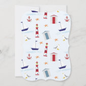 灯台 5x7 招待状ブラケット 招待状 (正面)