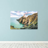 灯台 | Baily Light house Dublin，アイルランド キャンバスプリント (インサイチュ (ウッドフロア))