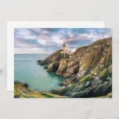 灯台 | Baily Light house Dublin，アイルランド サンキューカード (正面/裏面)