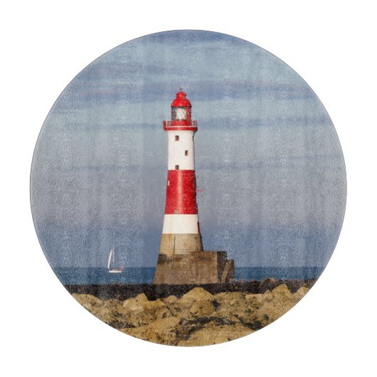 灯台 Beachy Head Light house England カッティングボード (正面)