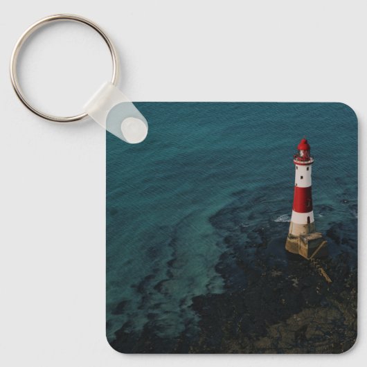 灯台 Beachy Head Light house England キーホルダー (正面)