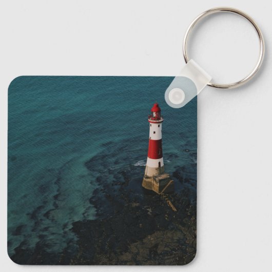灯台 Beachy Head Light house England キーホルダー (裏面)