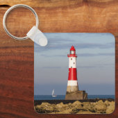 灯台 Beachy Head Light house England キーホルダー (正面)