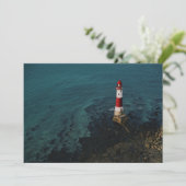 灯台 Beachy Head Light house England サンキューカード (スタンド正面)