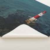 灯台 Beachy Head Light house England シェルパブランケット (3/4)