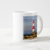 灯台 Beachy Head Light house England ジャンボコーヒーマグカップ (正面右)