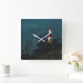 灯台 Beachy Head Light house England スクエア壁時計 (ホーム)
