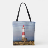 灯台 Beachy Head Light house England トートバッグ (裏面)