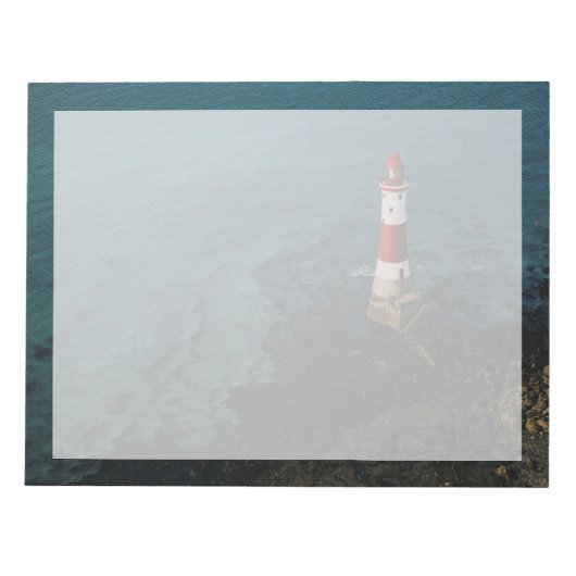 灯台 Beachy Head Light house England ノートパッド (正面)