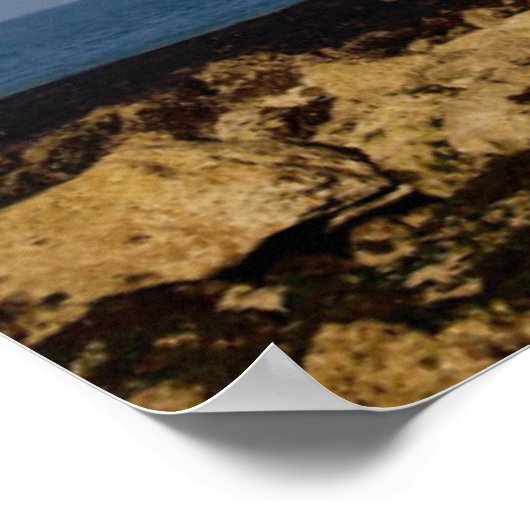 灯台 Beachy Head Light house England ポスター (角)