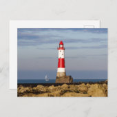 灯台 Beachy Head Light house England ポストカード (正面/裏面)