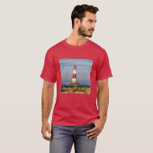 灯台 Beachy Head Light house England Tシャツ (正面フル)