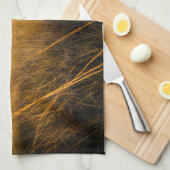 灯台 | Big Sable Light house Ludington, MI キッチンタオル (四つ折り)