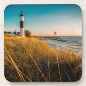 灯台 | Big Sable Light house Ludington, MI コースター (正面)