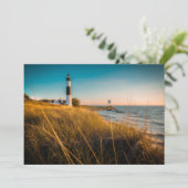 灯台 | Big Sable Light house Ludington, MI サンキューカード (スタンド正面)
