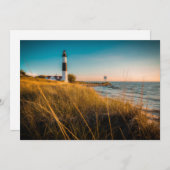 灯台 | Big Sable Light house Ludington, MI サンキューカード (正面/裏面)