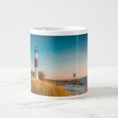 灯台 | Big Sable Light house Ludington, MI ジャンボコーヒーマグカップ (正面)