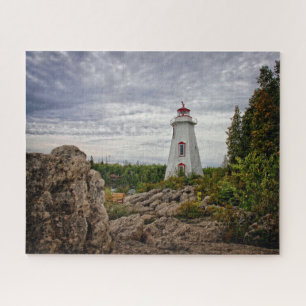 灯台 Big Tub Harbor Tobermory Ontario ジグソーパズル