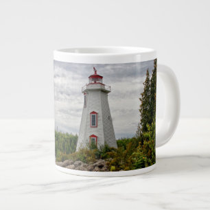 灯台   Big Tub Harbor Tobermory Ontario ジャンボコーヒーマグカップ