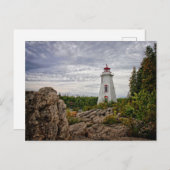 灯台 | Big Tub Harbor Tobermory Ontario ポストカード (正面/裏面)