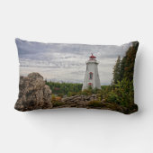 灯台 | Big Tub Harbor Tobermory Ontario ランバークッション (裏面)