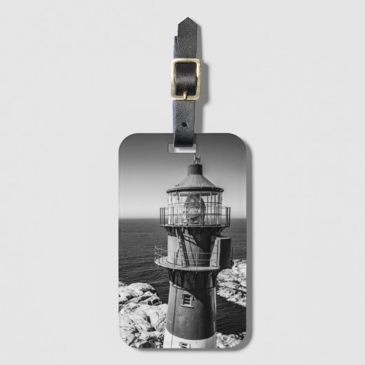 灯台| Bømloノルウェーのランタン部屋 ラゲッジタグ (正面縦)