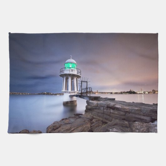 灯台 | Cremorne Point Light house Australia キッチンタオル (横)