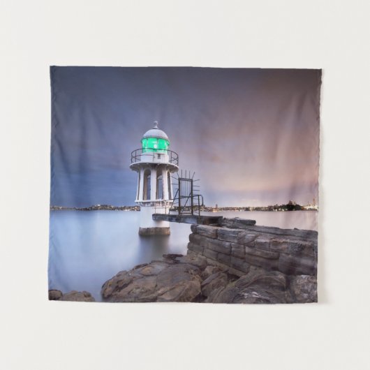 灯台 | Cremorne Point Light house Australia タペストリー (正面(横))