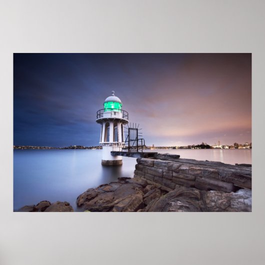 灯台 | Cremorne Point Light house Australia ポスター (正面)