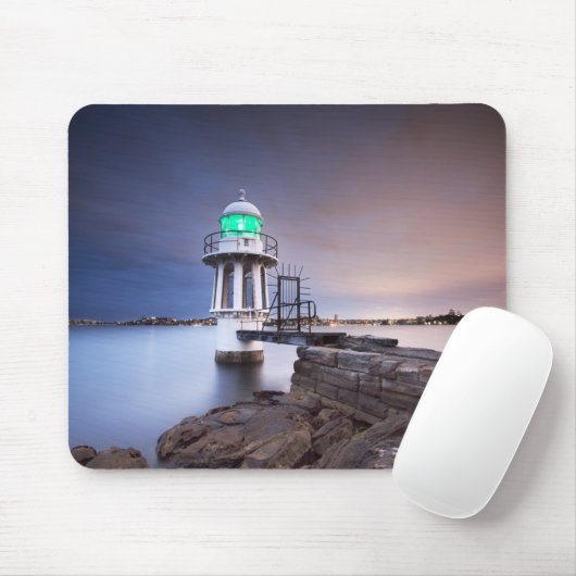 灯台 | Cremorne Point Light house Australia マウスパッド (マウス)