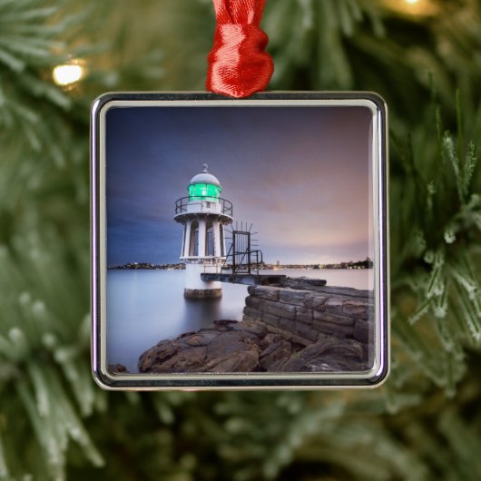 灯台 | Cremorne Point Light house Australia メタルオーナメント (ツリー)