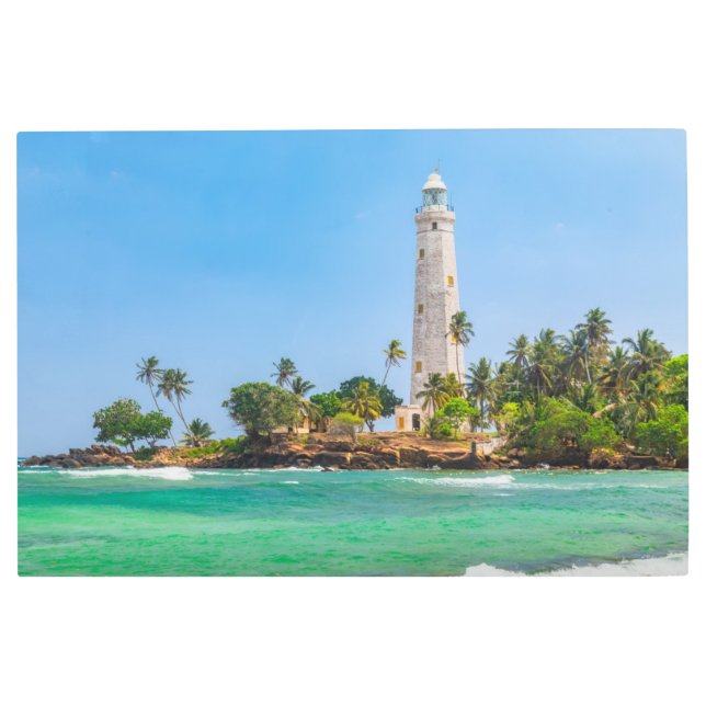 灯台 | Dewundaraスリランカ メタルプリント (正面)