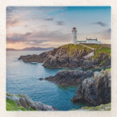 灯台 | Fanad Head Light house Ireland ガラスコースター (正面)