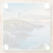 灯台 | Fanad Head Light house Ireland ガラスコースター (裏面)