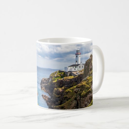 灯台 | Fanad Head Light house Ireland コーヒーマグカップ (正面右)