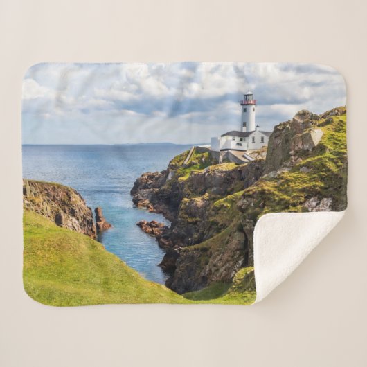 灯台 | Fanad Head Light house Ireland シェルパブランケット (正面(横))