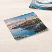 灯台 | Fanad Head Light house Ireland スクエアペーパーコースター (アングル)