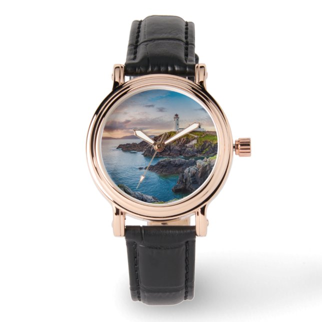 灯台 | Fanad Head Light house Ireland 腕時計 (正面)