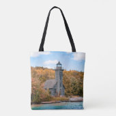 灯台 | Grand Island East Channel Light トートバッグ (裏面)