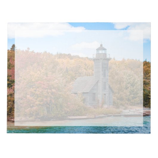 灯台 | Grand Island East Channel Light ノートパッド (正面)