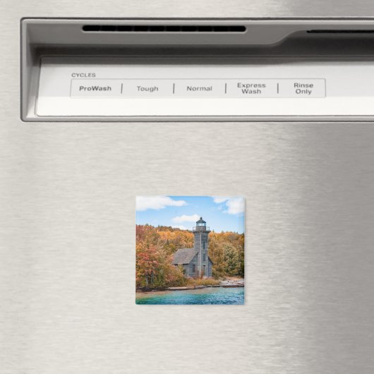 灯台 | Grand Island East Channel Light マグネット (インサイチュ (食洗機))