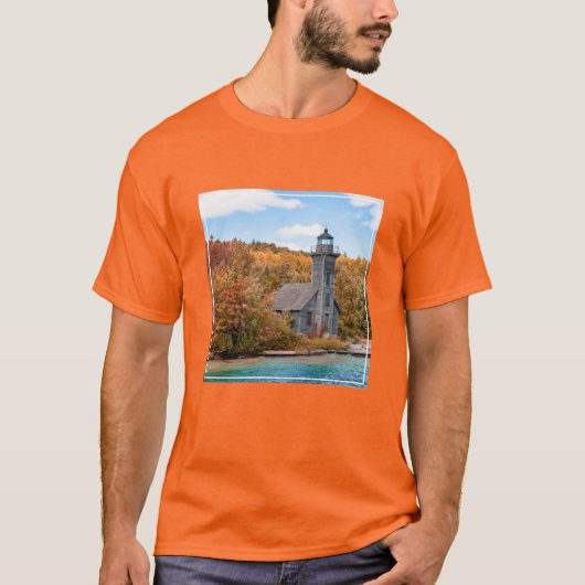 灯台 | Grand Island East Channel Light Tシャツ (正面)