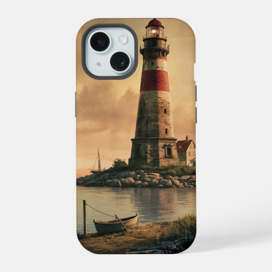 灯台 iPhone 15ケース (裏面)