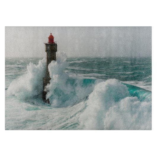 灯台 | Jument Light house Ouessant France カッティングボード (正面)
