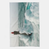 灯台 | Jument Light house Ouessant France キッチンタオル (縦)