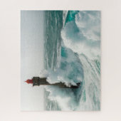 灯台 | Jument Light house Ouessant France ジグソーパズル (縦)