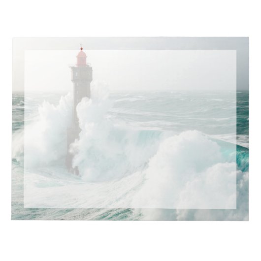 灯台 | Jument Light house Ouessant France ノートパッド (正面)