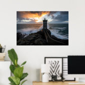 灯台 | Le Conquet Kermorvan Light house ポスター (ホームオフィス)