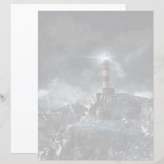 灯台 | Light house in the Storm (正面/裏面)