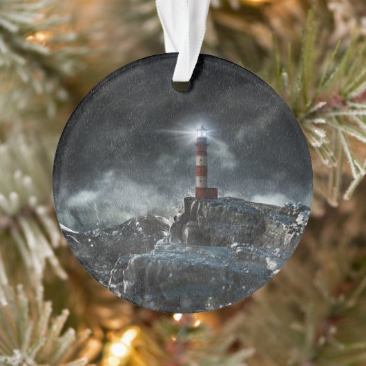 灯台 | Light house in the Storm オーナメント (ツリー)